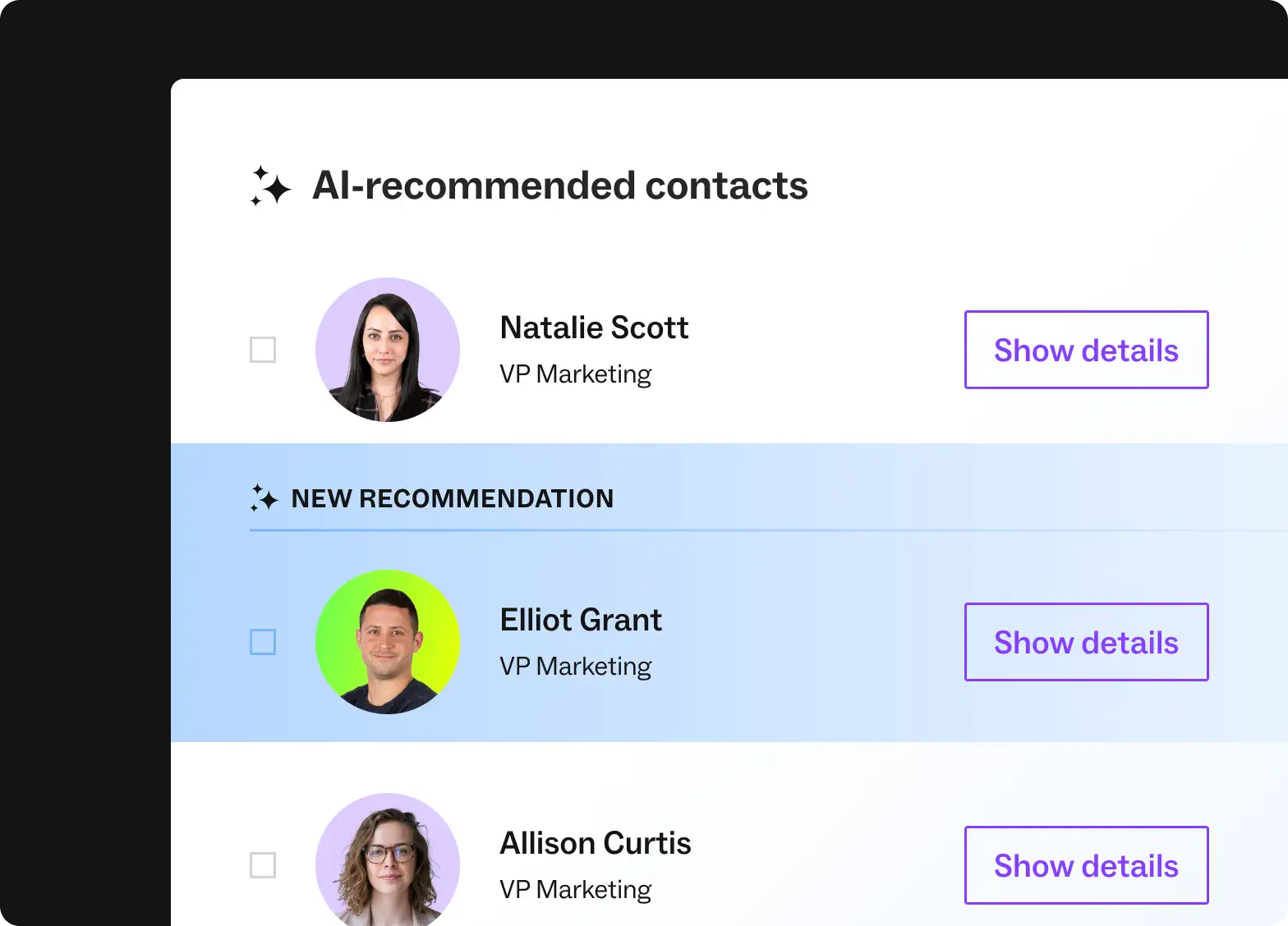 Get an endless stream of prospects, tailored to you